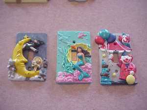 Beautiful Hand Painted Variety of Children's Light Switch Covers!
